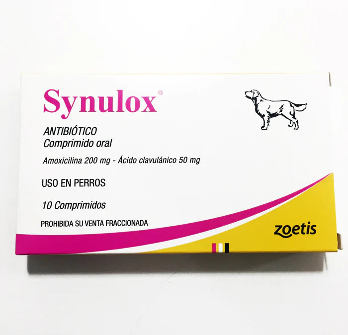 SYNULOX AMOXICILINA 200MG 10 COMPRIMIDOS