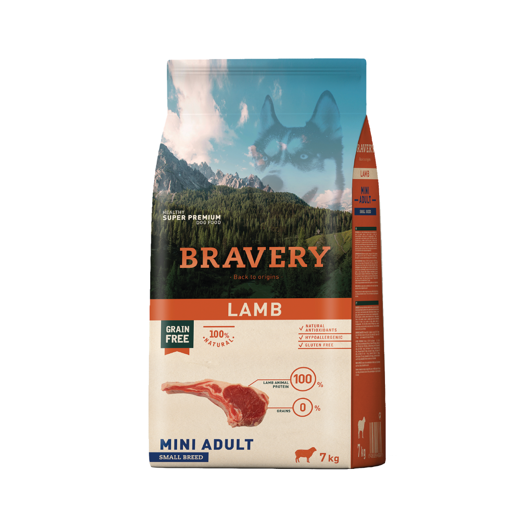 BRAVERY LAMB MINI ADULT SMALL BREEDS 2K-7K
