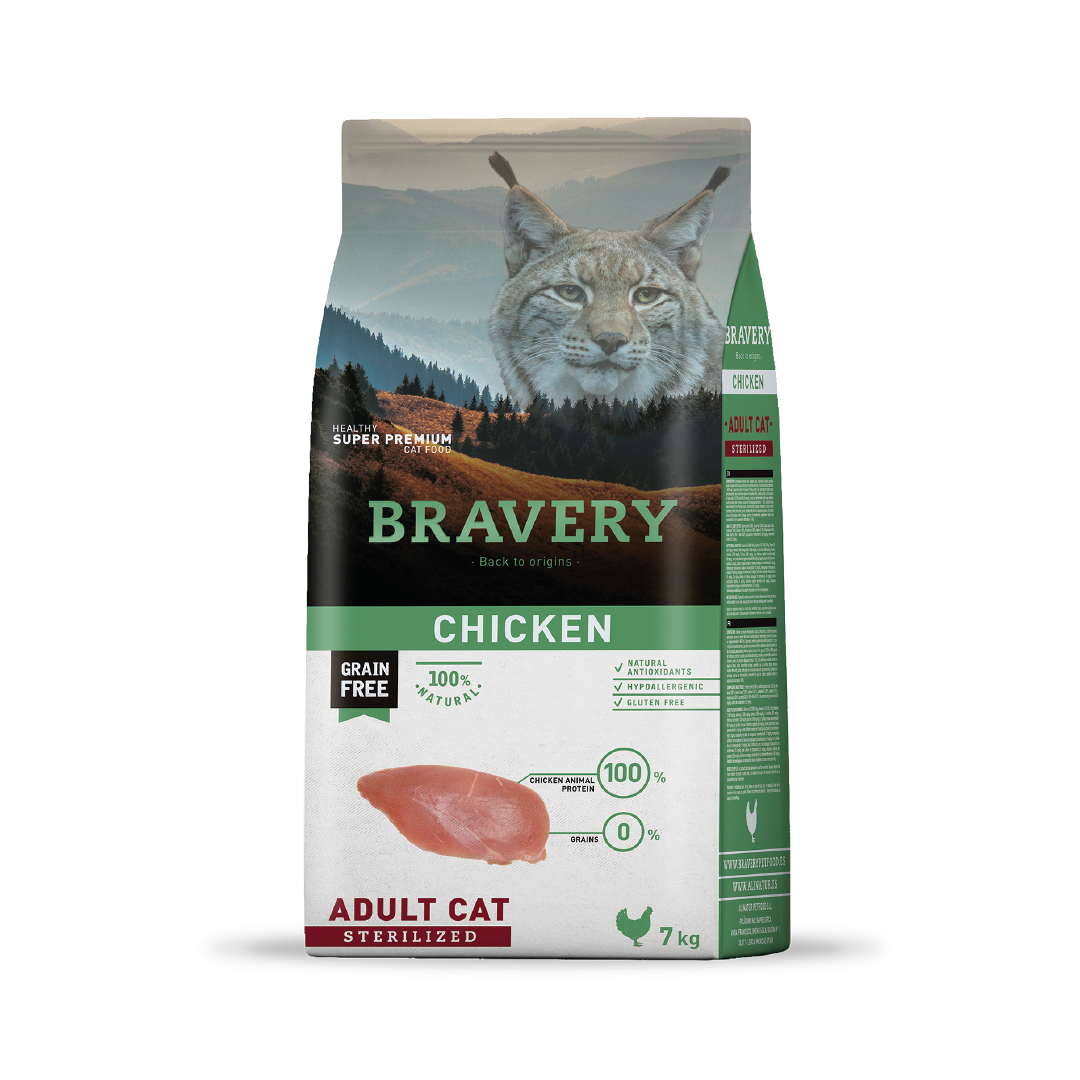 BRAVERY CHICKEN ADULT CAT STERILIZED 2K-7K