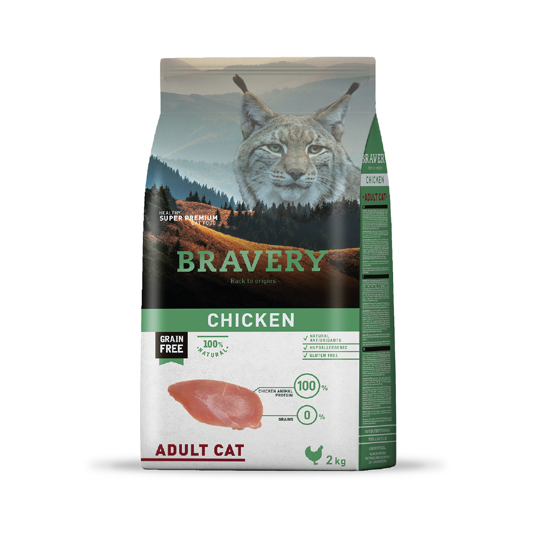 BRAVERY CHICKEN ADULT CAT 2K-7K