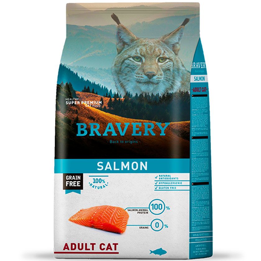 BRAVERY SALMON ADULT CAT 2K-7K