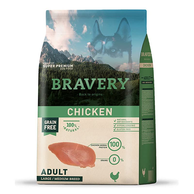 BRAVERY CHICKEN ADULT LARGE/MEDIUM BREEDS 4K - 12K