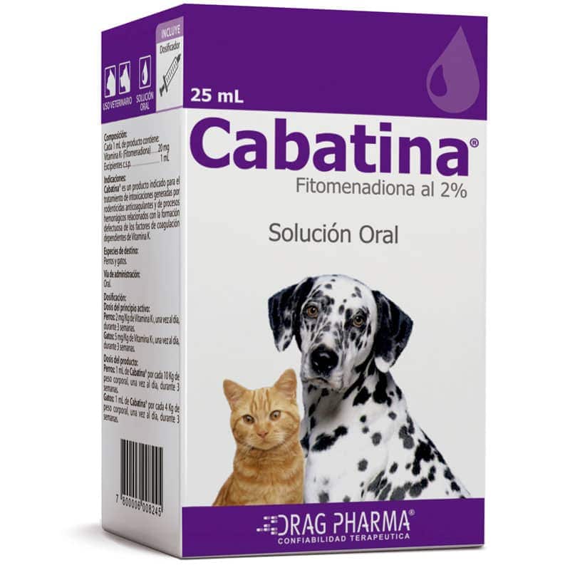 CABATINA FITOMENADIONA 2% SOLUCION ORAL 25ML