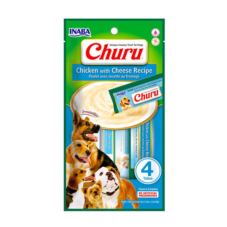 CHURU SNACK CREMOSO PARA PERROS 14GR X 4