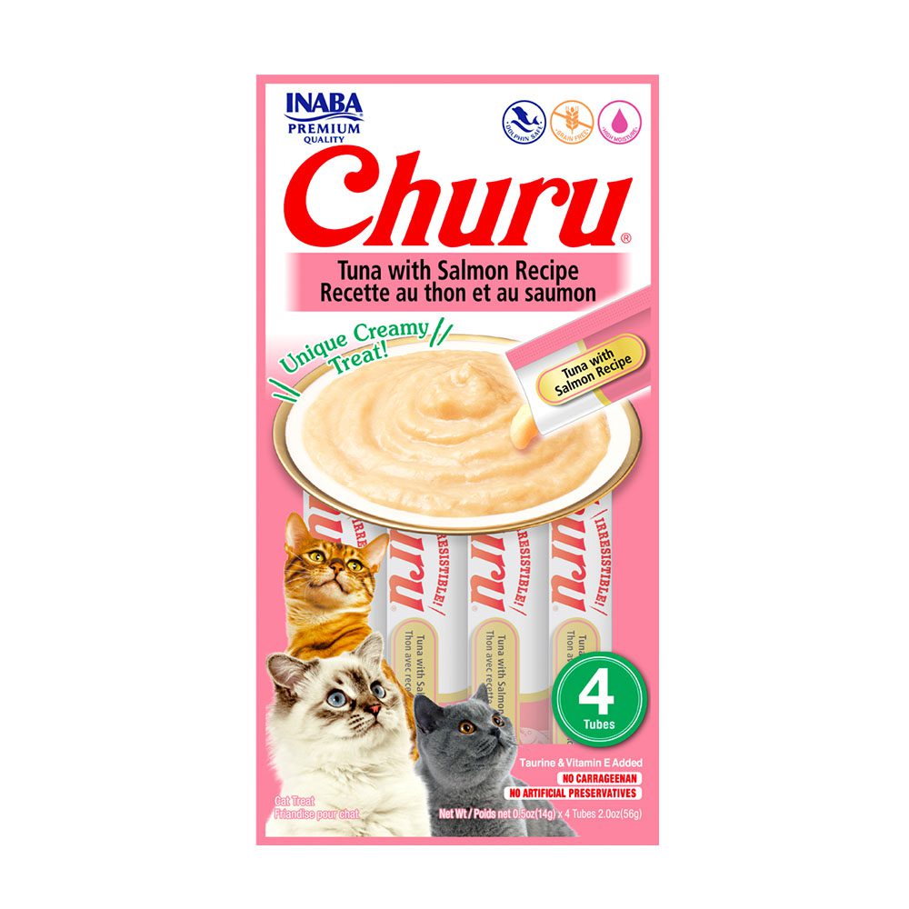 CHURU SNACK CREMOSO PARA GATOS 14GR X 4