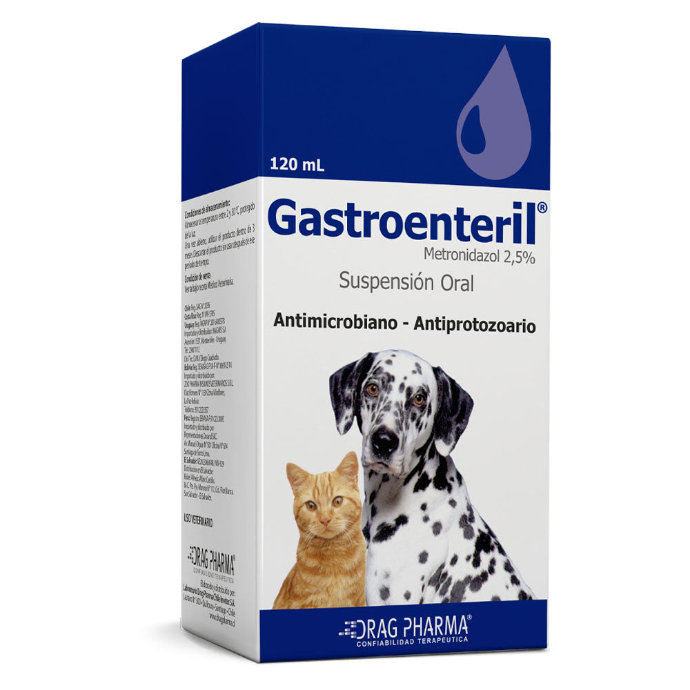 GASTROENTERIL METRONIDAZOL 2,5% SUSPENSION ORAL 120ML