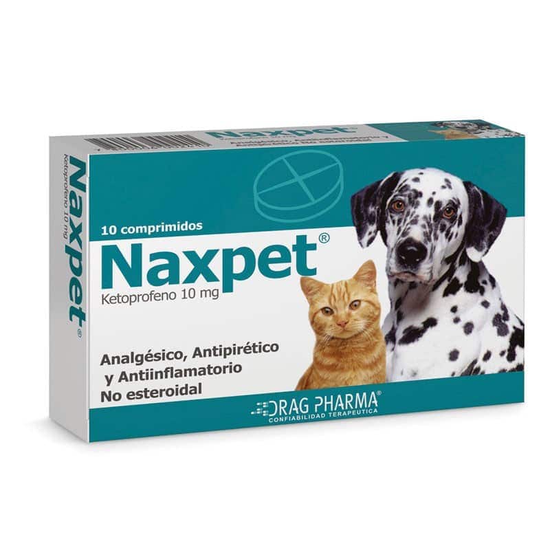 NAXPET KETOPROFENO 10MG 10 COMPRIMIDOS