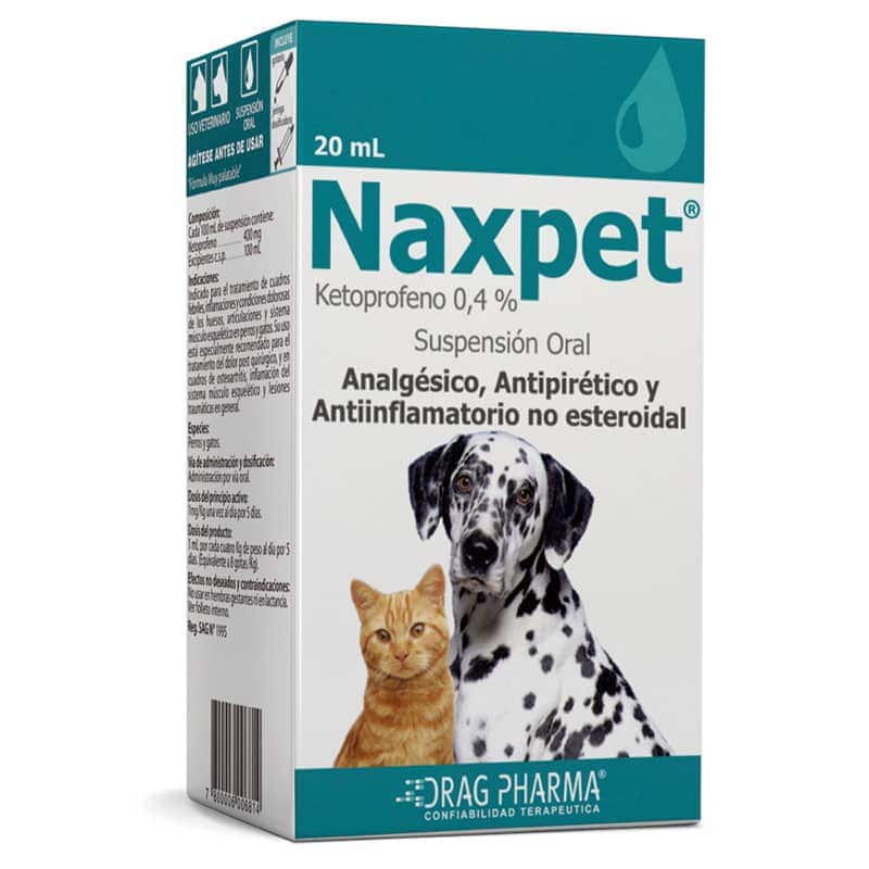 NAXPET KETOPROFENO 0,4% SUSPENSION ORAL 20ML