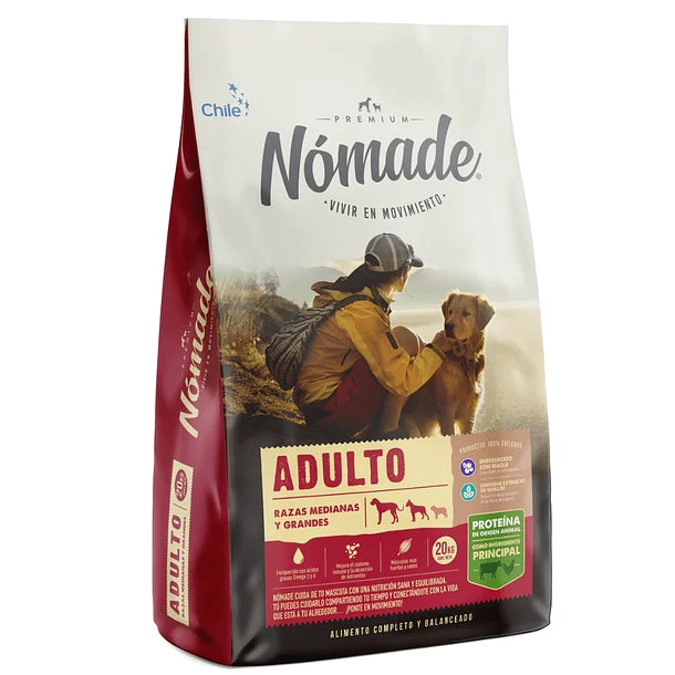 NOMADE ADULTO RAZA MEDIANA Y GRANDE 20K