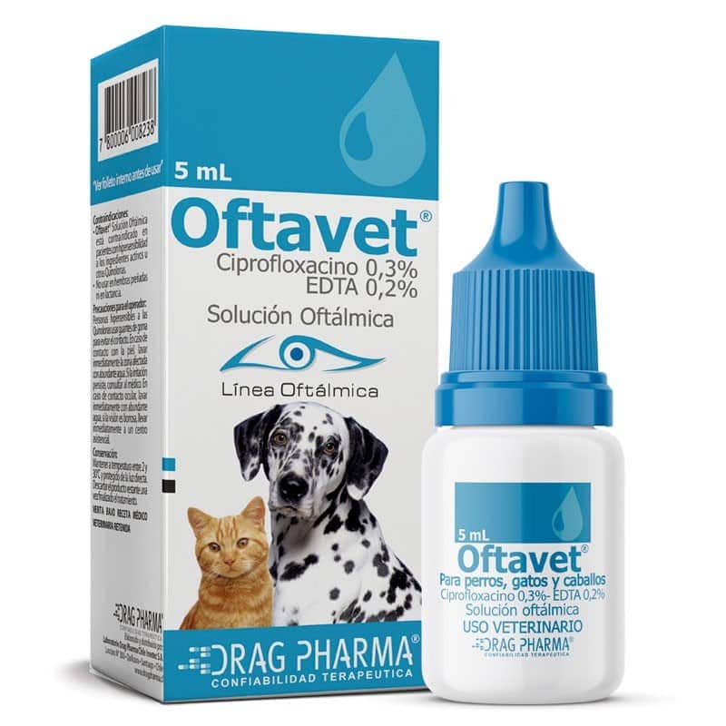 OFTAVET CIPROFLOXACINO SOLUCIÓN OFTALMICA 5ML