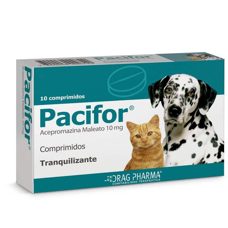 PACIFOR ACEPROMAZINA MALEATO 10MG 10 COMPRIMIDOS