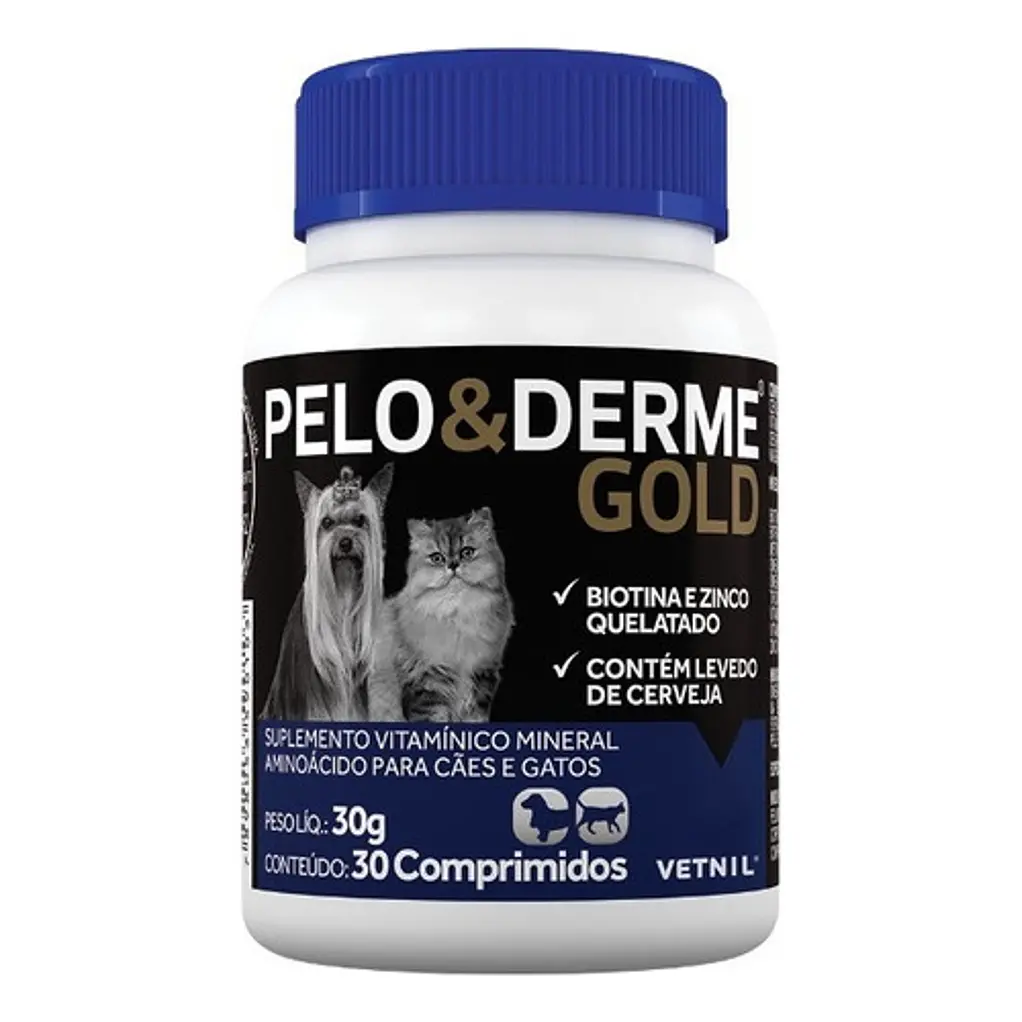 PELO&DERME GOLD 30 TABLETAS