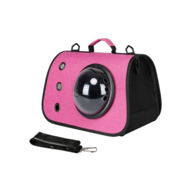BOLSO DE PRANSPORTE SPACE BAG FUCSIA CON CUPULA