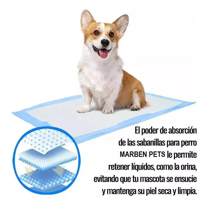 BABYPETS TRAINING PADS 60X60 CM 10 UNIDADES