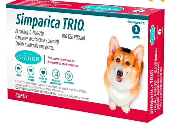 SIMPARICA TRIO 10K A 20K