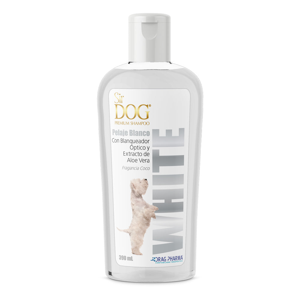 SIR DOG WHITE SHAMPOO PELAJE BLANCO 390ML