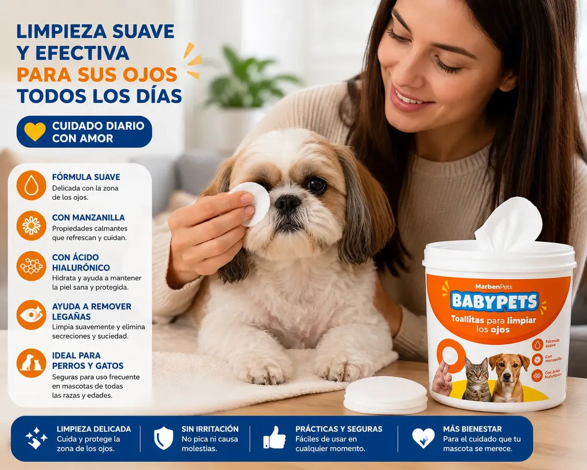 TOALLITAS PARA LIMPIAR LOS OJOS