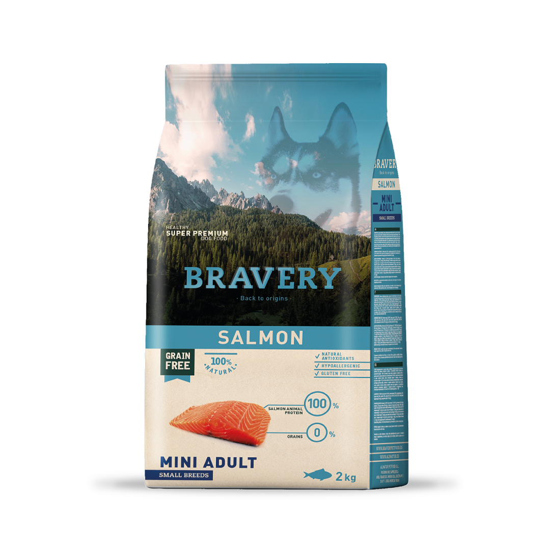 BRAVERY SALMON MINI ADULT SMALL BREEDS 2K-7K