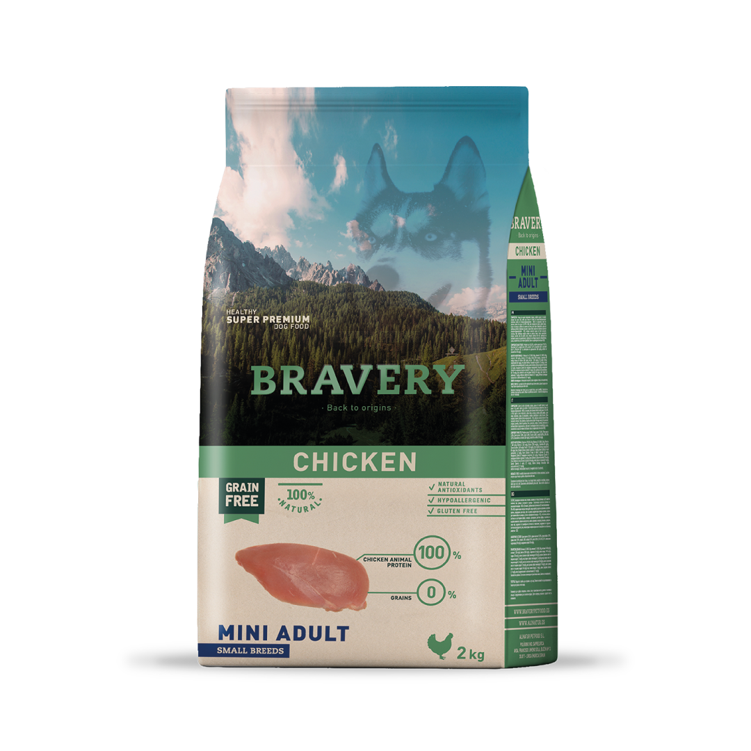 BRAVERY CHICKEN MINI ADULT SMALL BREEDS 2K-7K