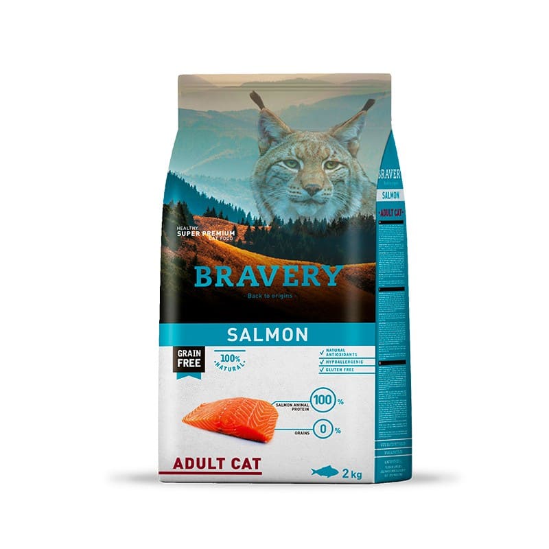 BRAVERY SALMON ADULT CAT 2K-7K