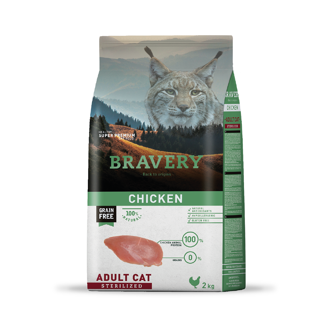 BRAVERY CHICKEN ADULT CAT STERILIZED 2K-7K