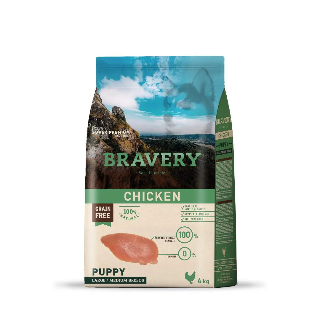 BRAVERY CHICKEN PUPPY LARGE/MEDIUM BREEDS 4K-12K