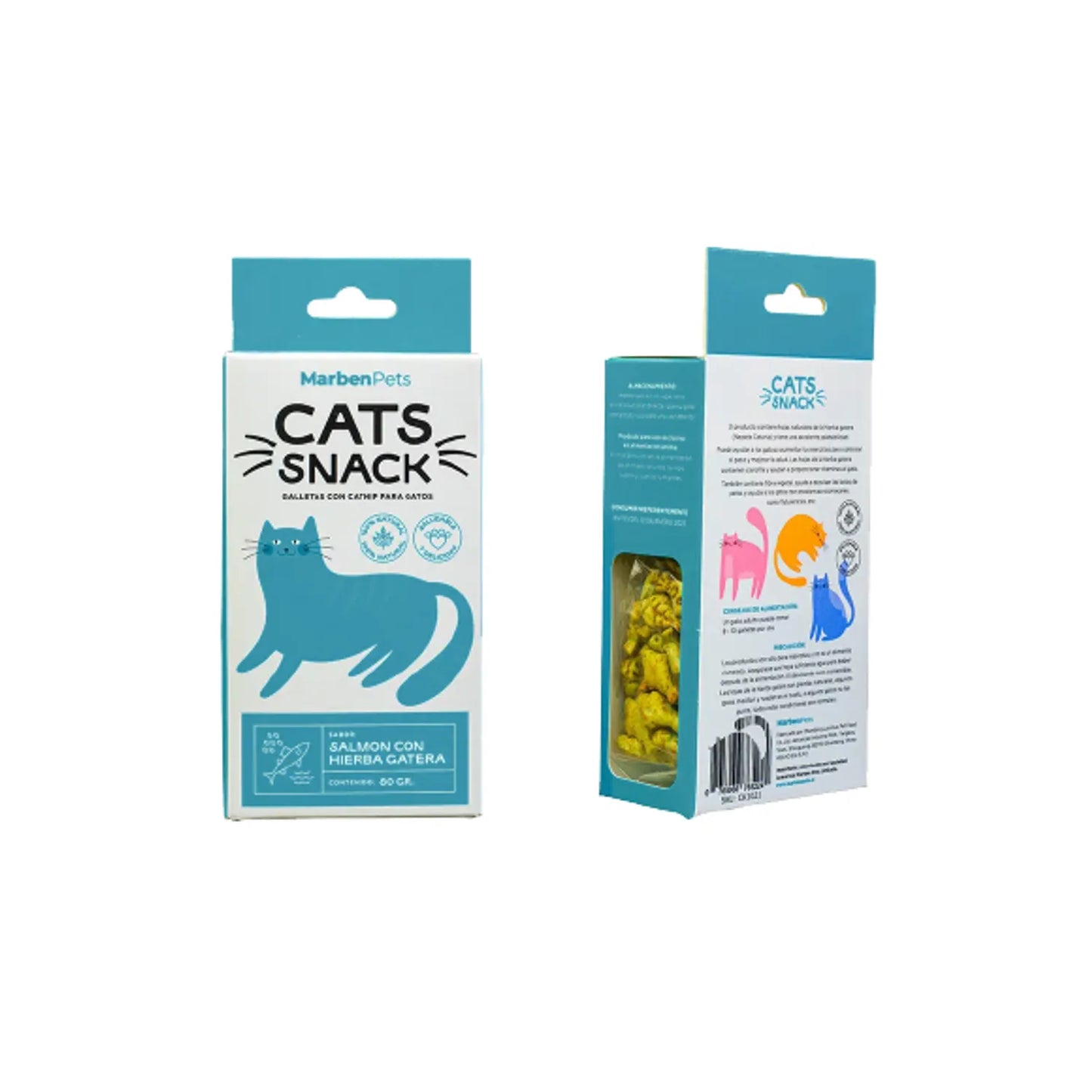CATS SNACK CON HIERBA GATERA 80GR