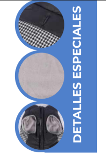 CHAQUETA CON CUADROS GRISES