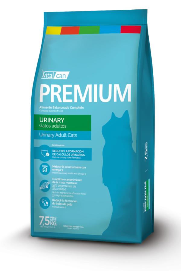 VITALCAN PREMIUM URINARY GATOS ADULTOS 7,5K