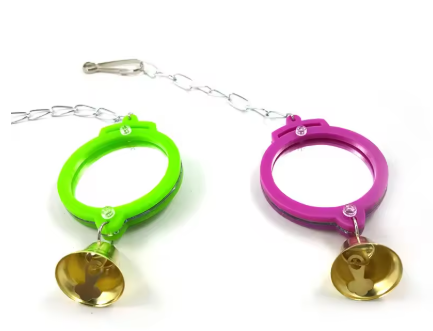 JUGUETE ESPEJO COLGANTE PARA AVES