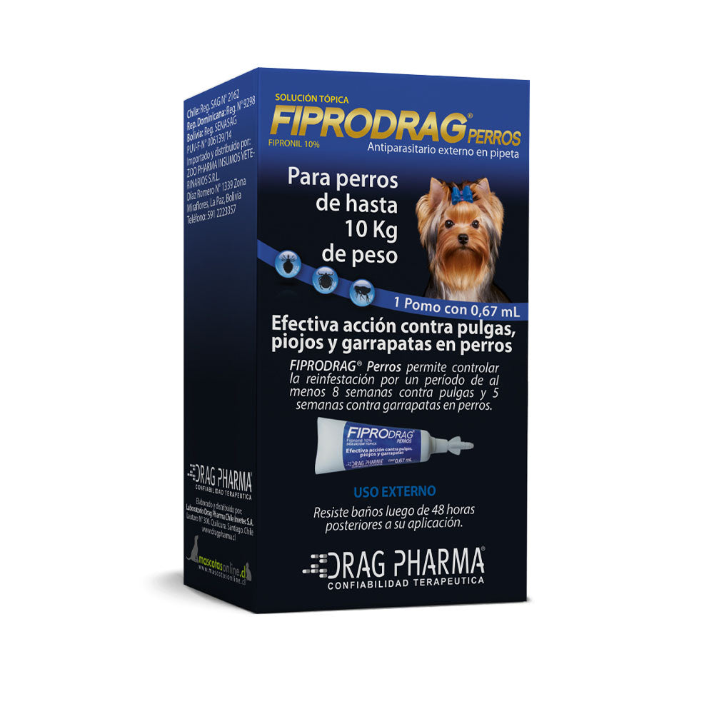 FIPRODRAG PERRO HASTA 10K