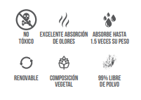 ARENA ECOLOGICA LOOPS 100% BIODEGRADABLE
