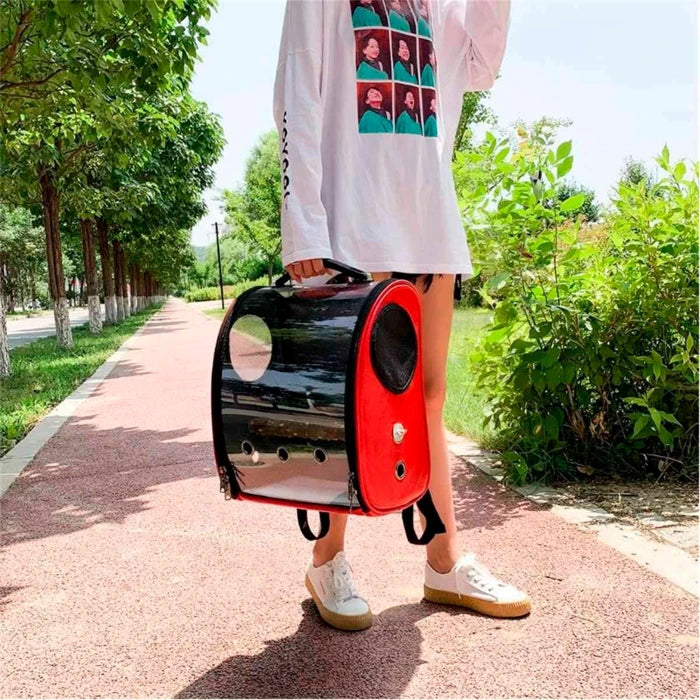 MOCHILA DE TRANSPORTE PARA AVES Y MASCOTAS PEQUEÑAS