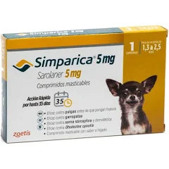 SIMPARICA 1,3K A 2,5K