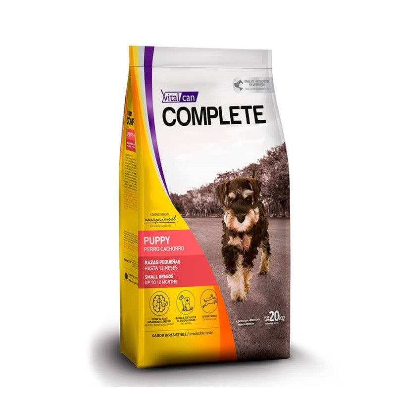 VITALCAN COMPLETE CACHORRO RAZAS PEQUEÑAS 20K