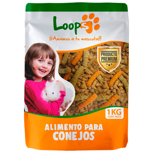 LOOPS ALIMENTO DE CONEJO 1KG