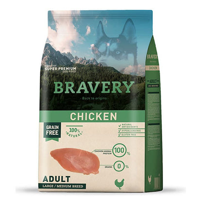 BRAVERY CHICKEN ADULT LARGE/MEDIUM BREEDS 4K - 12K