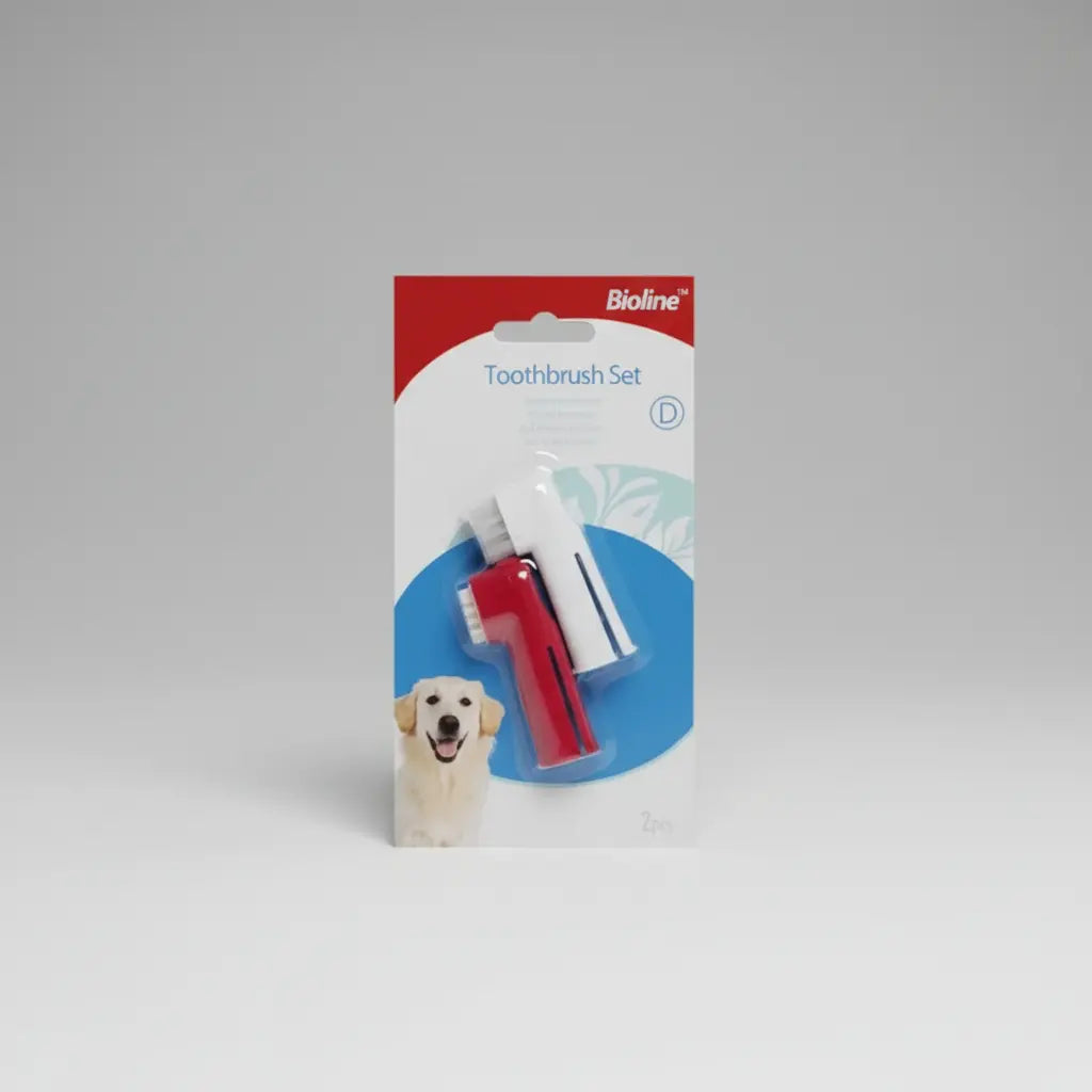 SET CEPILLO DENTAL DEDO BIOLINE