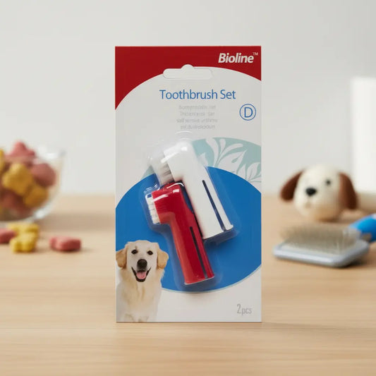 SET CEPILLO DENTAL DEDO BIOLINE