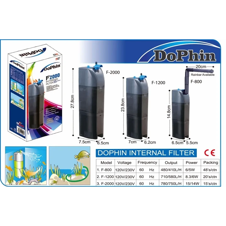 FILTRO INTERNO DOPHIN F800-F1200-F2000