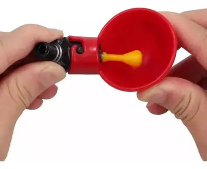 SET DE 10 BEBEDEROS COPA DIRECTO PARA AVES DE GRANJA