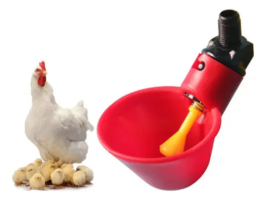 SET DE 10 BEBEDEROS COPA DIRECTO PARA AVES DE GRANJA