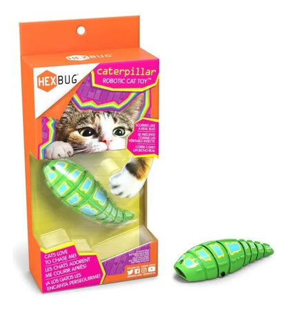 JUGUETE ORUGA ROBÓTICA  INETRACTIVA PARA GATOS