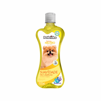 SHAMPOO NEUTRO PARA PERROS Y GATOS PETBRILHO 500ML
