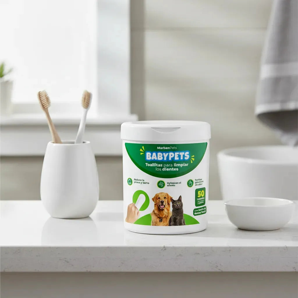 TOALLITAS PARA LIMPIAR LOS DIENTES BABYPETS