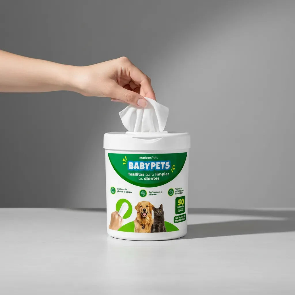 TOALLITAS PARA LIMPIAR LOS DIENTES BABYPETS