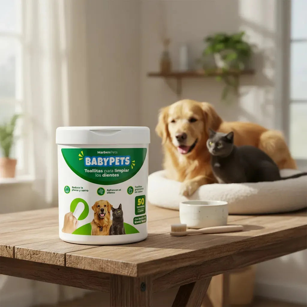 TOALLITAS PARA LIMPIAR LOS DIENTES BABYPETS