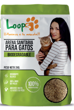 ARENA ECOLOGICA LOOPS 100% BIODEGRADABLE