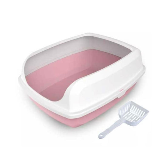 BAÑO ARENERO WONDER CATS CON BORDE Y PALA L