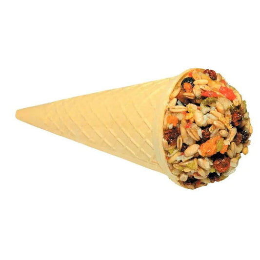 CONO DE SEMILLA PARA PEQUEÑAS MASCOTAS